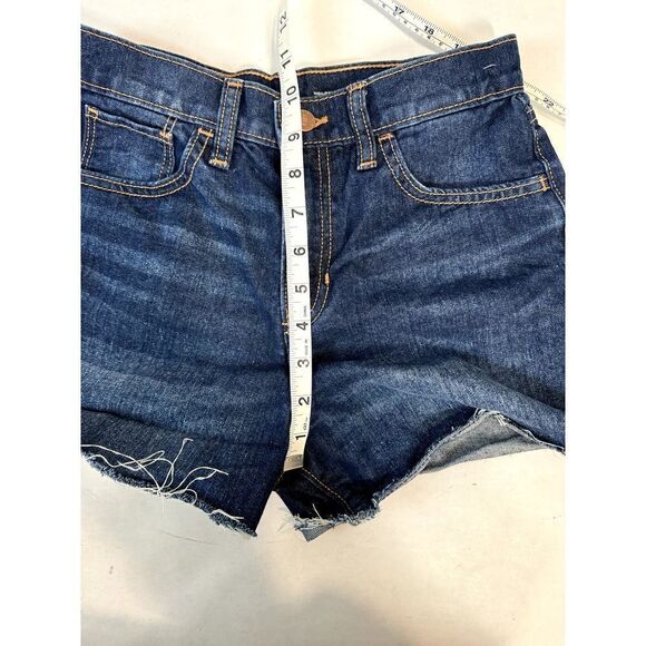 Old Navy High Rise Jean Shorts Adjustable Waist Cut-Offs - Girls Size 14 - Picture 4 of 9
